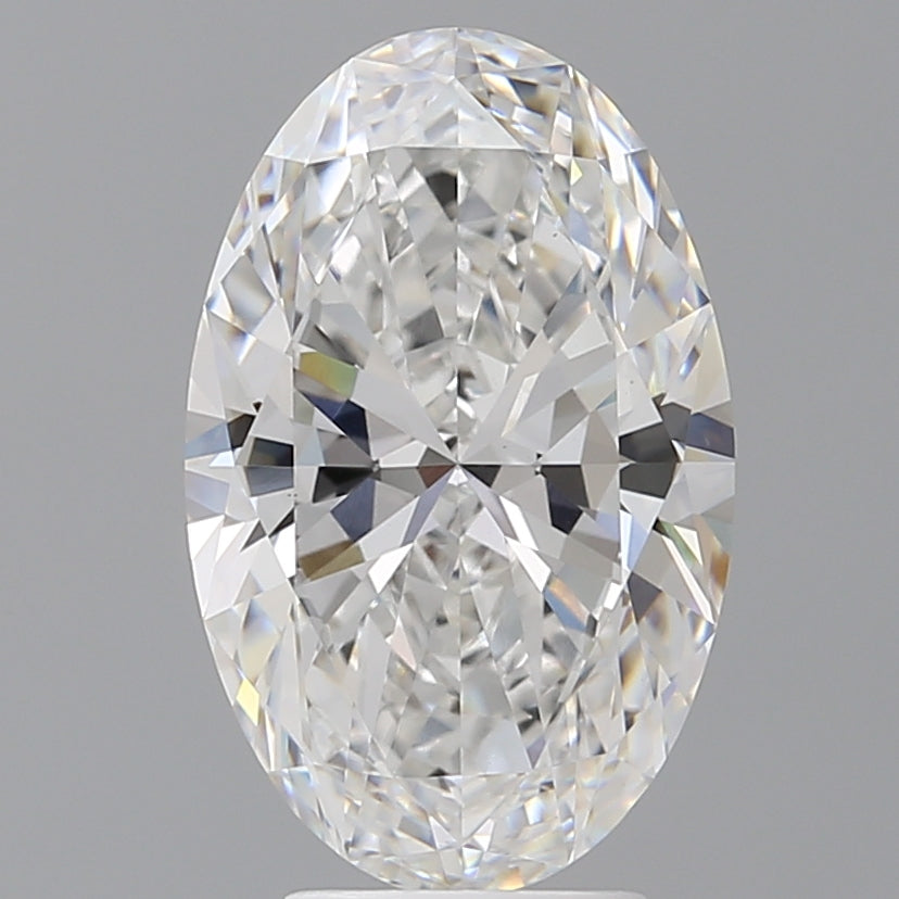 4.59 Carat Oval Shaped, Ideal Cut, E Color, VVS2 Clarity, IGI Certified Lab Grown Diamond