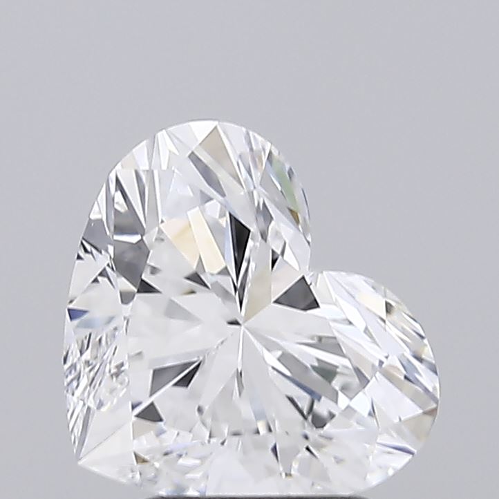 2.45 Carat Heart Shaped, Ideal Cut, D Color, VVS2 Clarity, IGI Certified Lab Grown Diamond