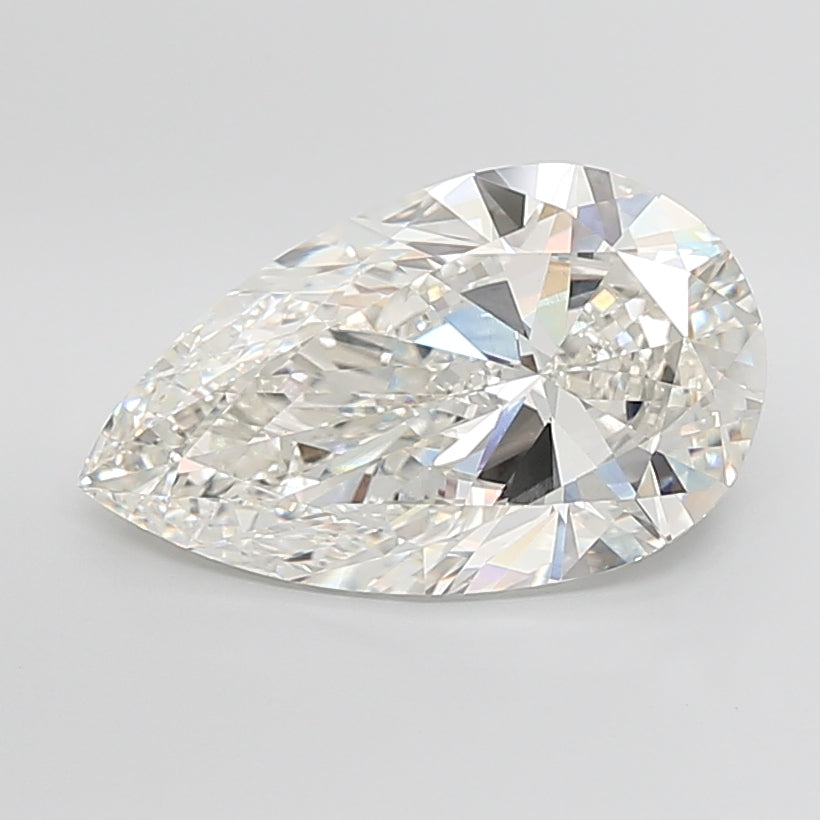 9.94 Carat Pear Shaped, Ideal Cut, G Color, VVS2 Clarity, IGI Certified Lab Grown Diamond