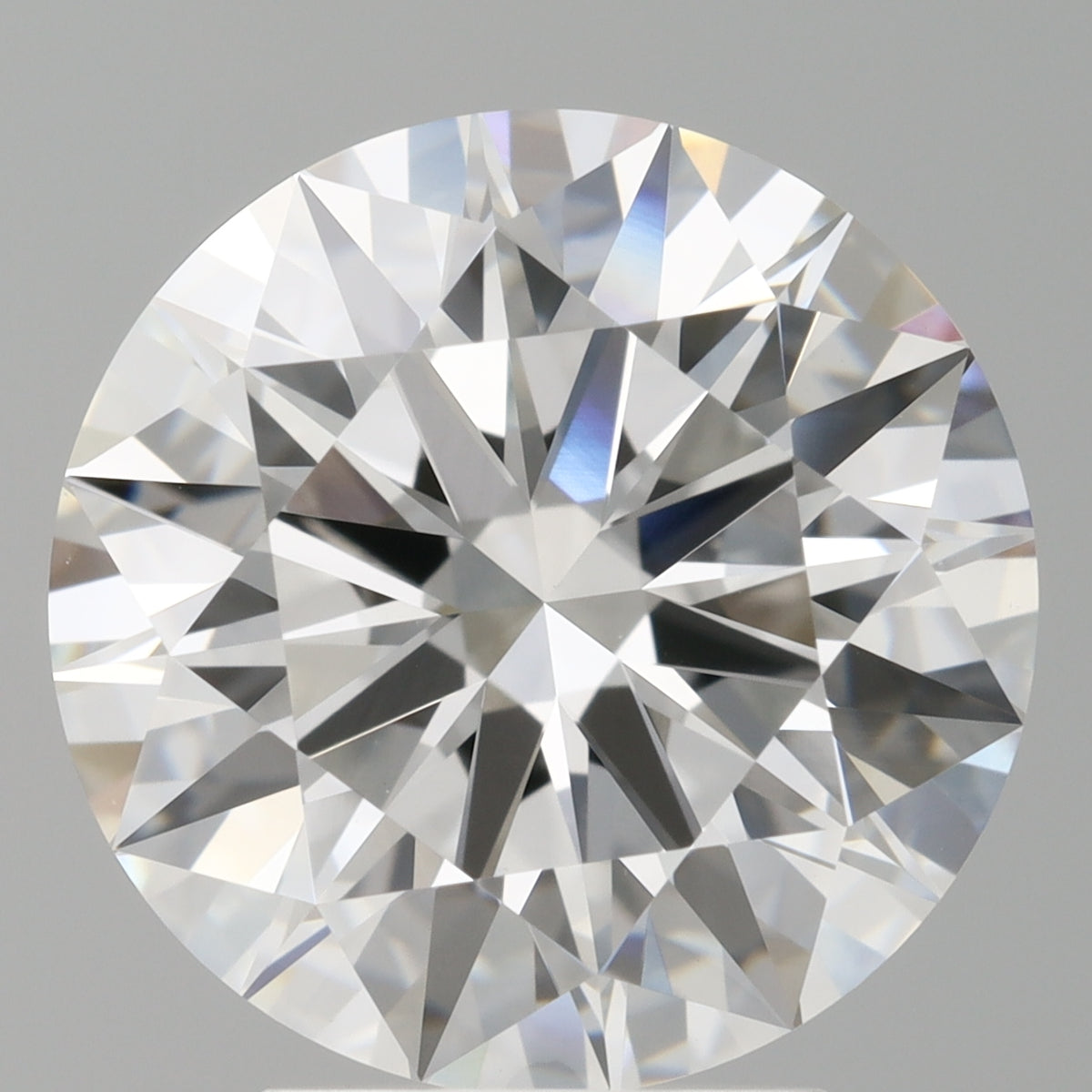 4.05 Carat Round Shaped, Ideal Cut, E Color, VVS2 Clarity, IGI Certified Lab Grown Diamond