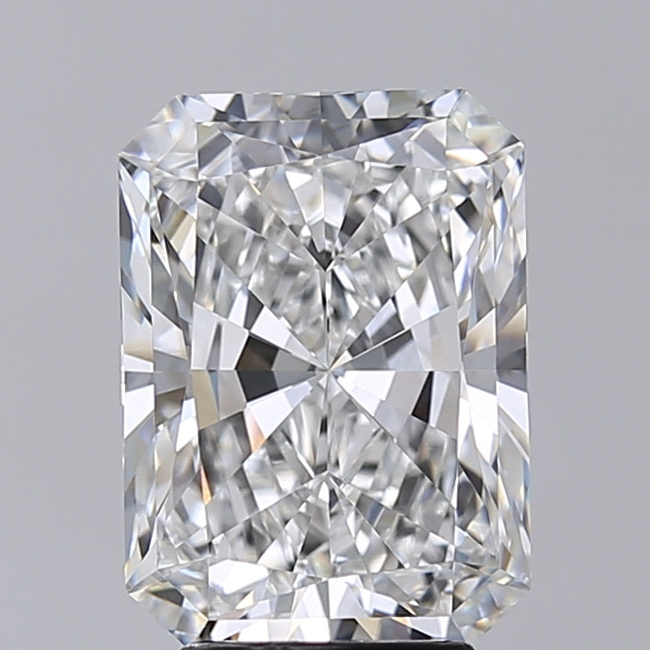 4.02 Carat Radiant Shaped, Excellent Cut, E Color, VVS2 Clarity, IGI Certified Lab Grown Diamond