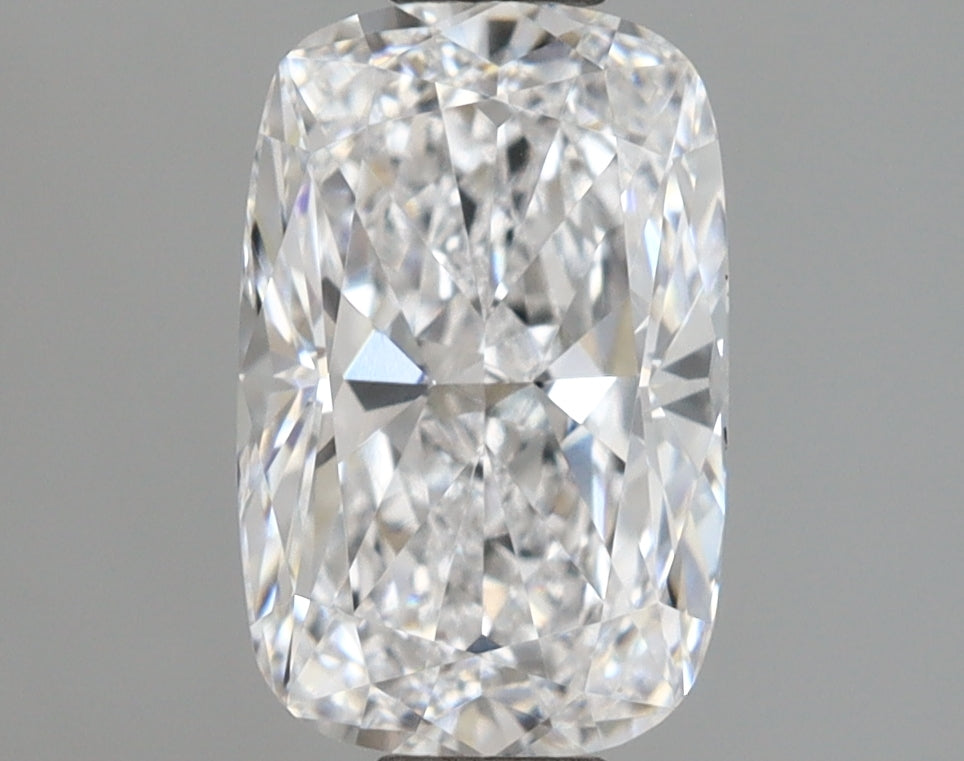1.59 Carat Cushion Shaped, Ideal Cut, D Color, VVS1 Clarity, IGI Certified Lab Grown Diamond