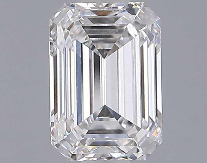 1.54 Carat Emerald Shaped, Ideal Cut, E Color, VVS1 Clarity, IGI Certified Lab Grown Diamond