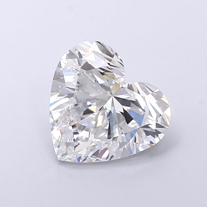 3.46 Carat Heart Shaped, Very Good Cut, D Color, VS1 Clarity, IGI Certified Lab Grown Diamond