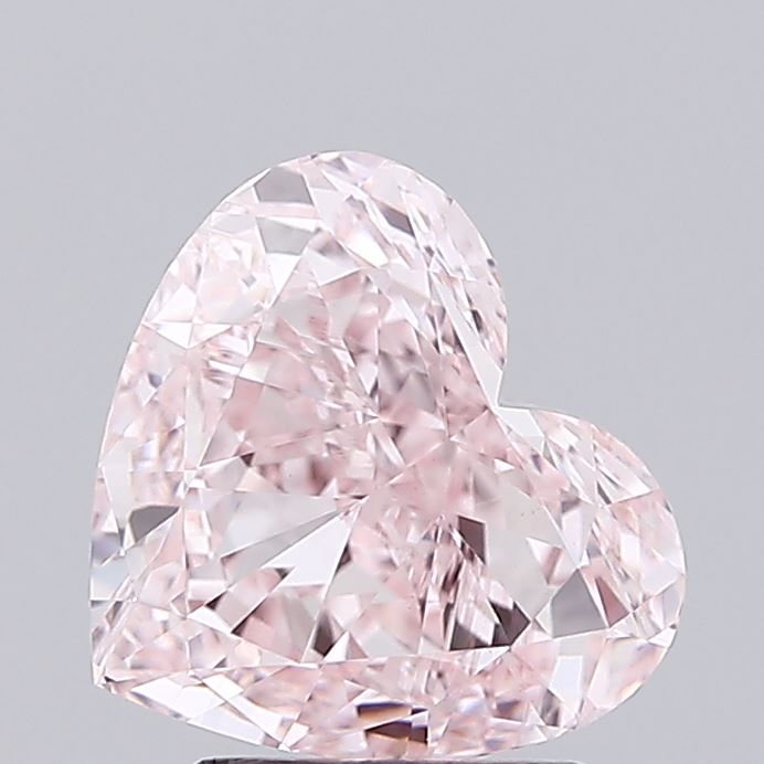 3.09 Carat Heart Shaped, Excellent Cut, VVS2 Clarity, IGI Certified Lab Grown Diamond