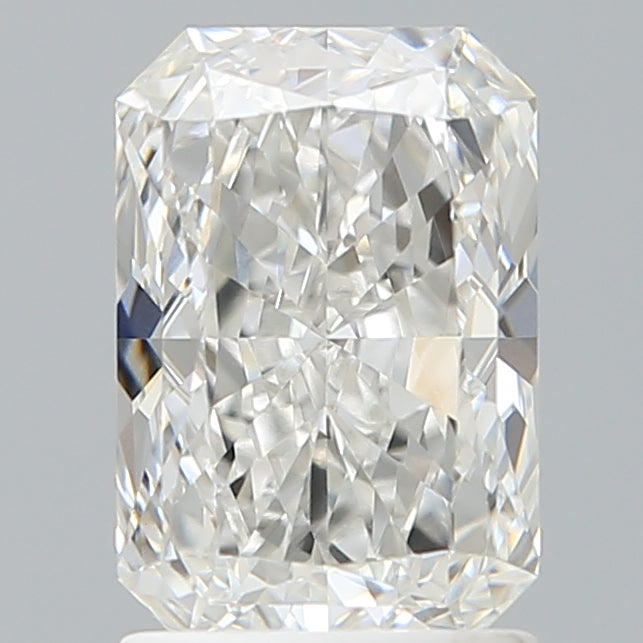 1.71 Carat Radiant Shaped, Ideal Cut, E Color, VVS2 Clarity, IGI Certified Lab Grown Diamond