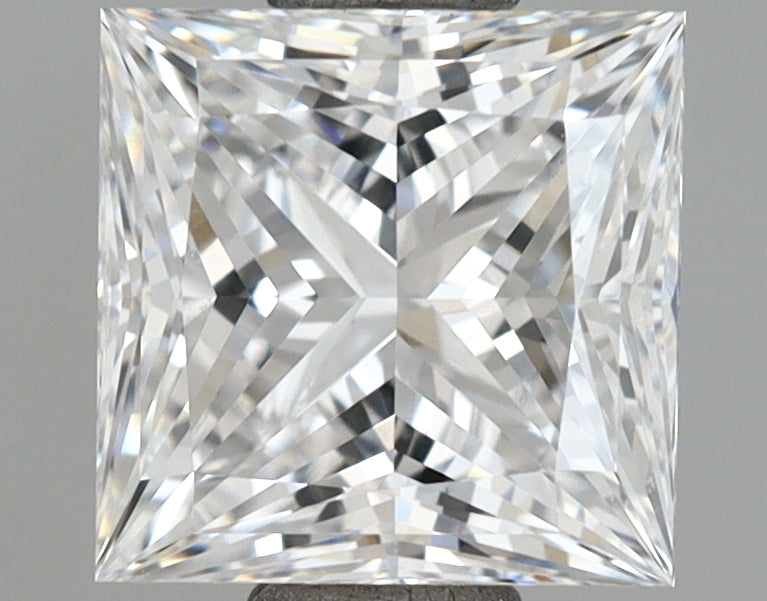 1.23 Carat Princess Shaped, Ideal Cut, D Color, VS1 Clarity, IGI Certified Lab Grown Diamond