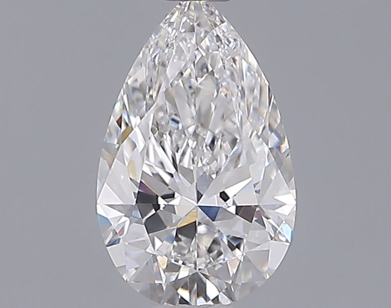 1.06 Carat Pear Shaped, Ideal Cut, D Color, VVS1 Clarity, IGI Certified Lab Grown Diamond