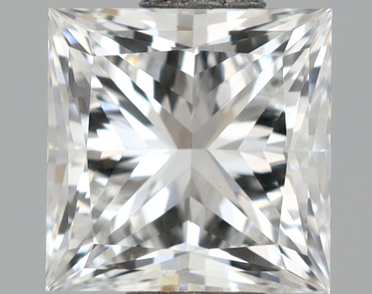 1.07 Carat Princess Shaped, Ideal Cut, D Color, VS1 Clarity, IGI Certified Lab Grown Diamond