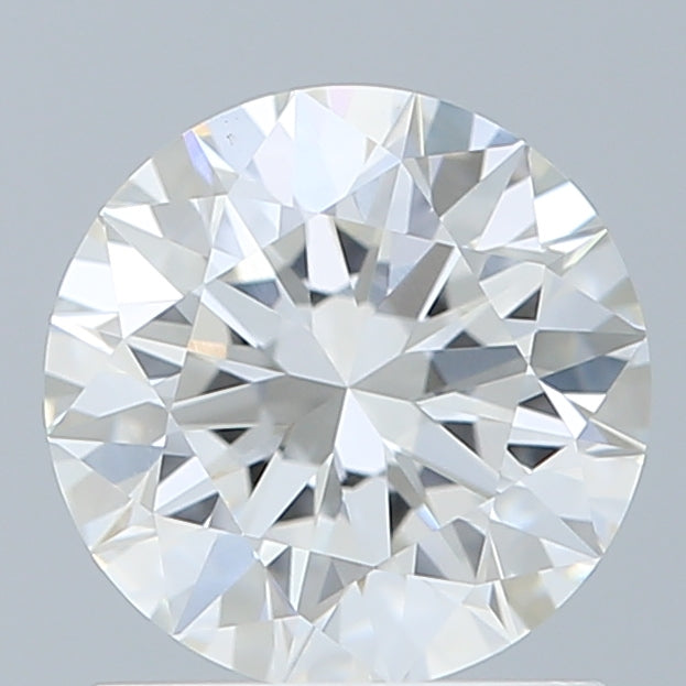 1.28 Carat Round Shaped, Excellent Cut, F Color, VVS2 Clarity, IGI Certified Lab Grown Diamond