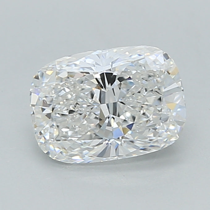 1.26 Carat Cushion Shaped, Ideal Cut, D Color, VVS2 Clarity, IGI Certified Lab Grown Diamond