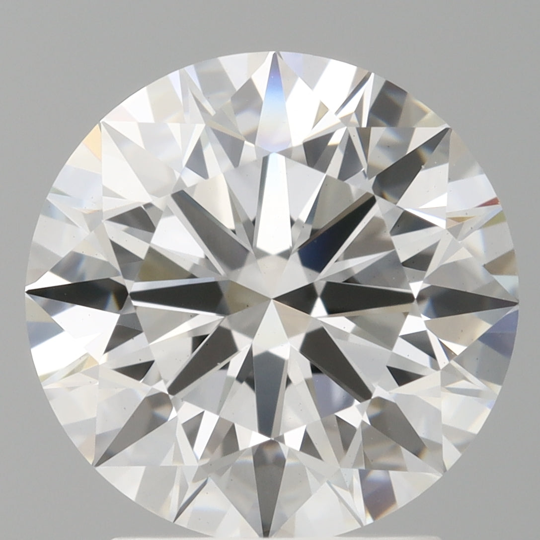 2.59 Carat Round Shaped, Ideal Cut, E Color, VS1 Clarity, IGI Certified Lab Grown Diamond