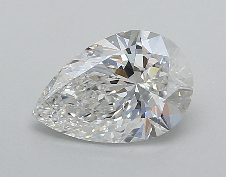 1.02 Carat Pear Shaped, Excellent Cut, E Color, VVS2 Clarity, IGI Certified Lab Grown Diamond