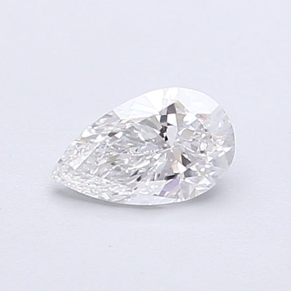 0.36 Carat Pear Shaped, Very Good Cut, D Color, VS1 Clarity, IGI Certified Lab Grown Diamond
