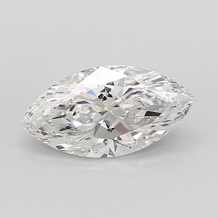 3.09 Carat Marquise Shaped, Ideal Cut, E Color, VVS2 Clarity, IGI Certified Lab Grown Diamond