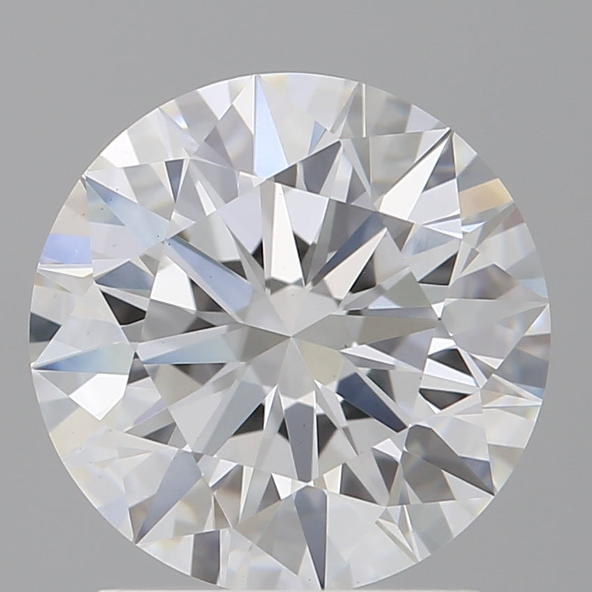 2.02 Carat Round Shaped, Ideal Cut, E Color, VVS2 Clarity, IGI Certified Lab Grown Diamond