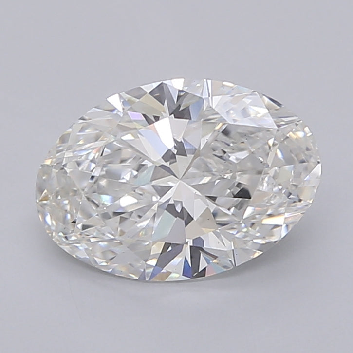 2.03 Carat Oval Shaped, Ideal Cut, F Color, VS1 Clarity, IGI Certified Lab Grown Diamond