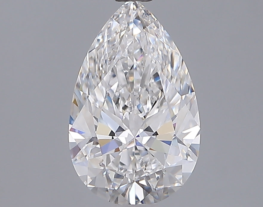 1.52 Carat Pear Shaped, Ideal Cut, D Color, VVS2 Clarity, IGI Certified Lab Grown Diamond