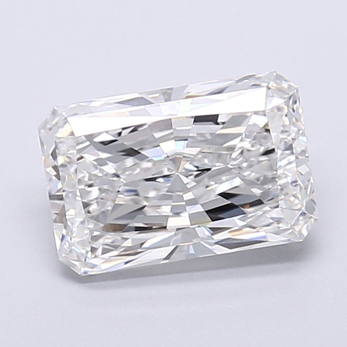 3.07 Carat Radiant Shaped, Very Good Cut, E Color, VS1 Clarity, IGI Certified Lab Grown Diamond