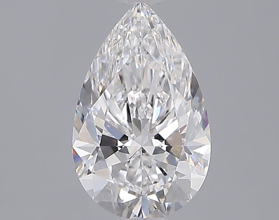 1.55 Carat Pear Shaped, Ideal Cut, D Color, VVS2 Clarity, IGI Certified Lab Grown Diamond