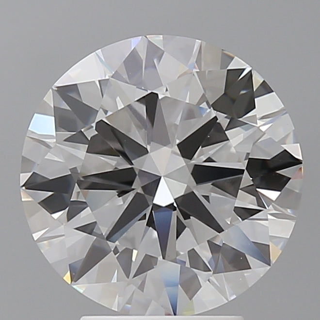 4.01 Carat Round Shaped, Excellent Cut, E Color, VVS2 Clarity, IGI Certified Lab Grown Diamond