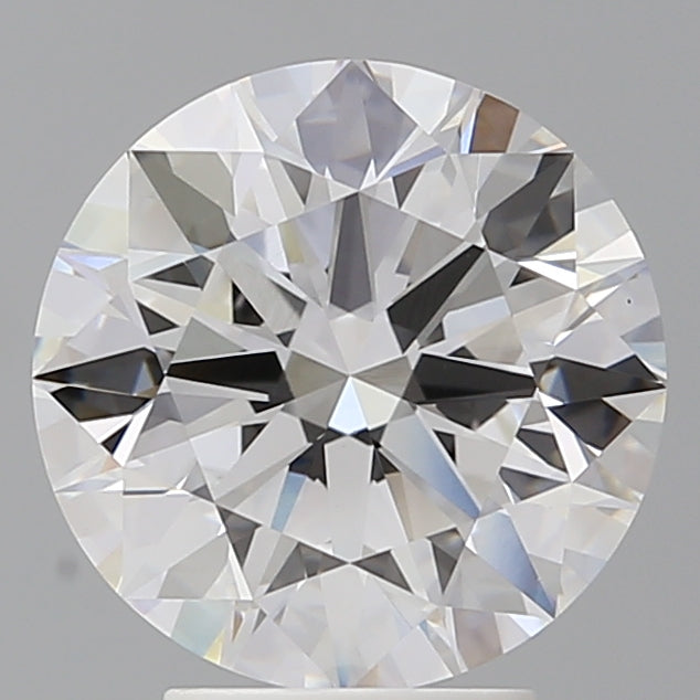 4.00 Carat Round Shaped, Excellent Cut, E Color, VS1 Clarity, IGI Certified Lab Grown Diamond