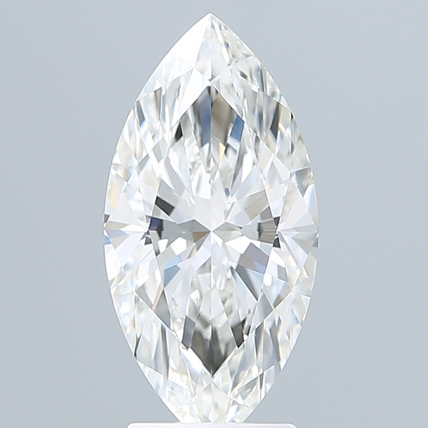 3.10 Carat Marquise Shaped, Ideal Cut, G Color, VVS2 Clarity, IGI Certified Lab Grown Diamond