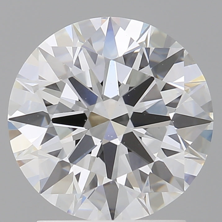 2.04 Carat Round Shaped, Ideal Cut, E Color, VVS2 Clarity, IGI Certified Lab Grown Diamond