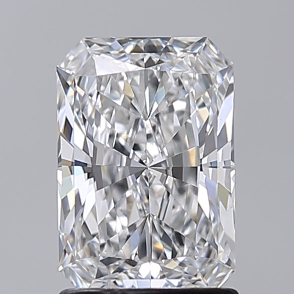 1.52 Carat Radiant Shaped, Excellent Cut, D Color, VS1 Clarity, IGI Certified Lab Grown Diamond
