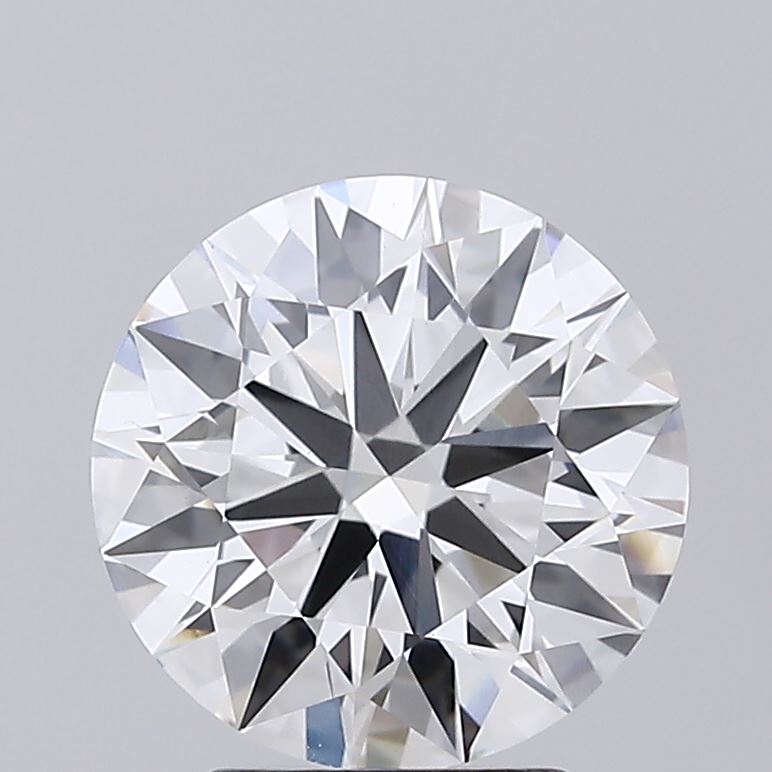 2.84 Carat Round Shaped, Ideal Cut, E Color, VVS2 Clarity, IGI Certified Lab Grown Diamond