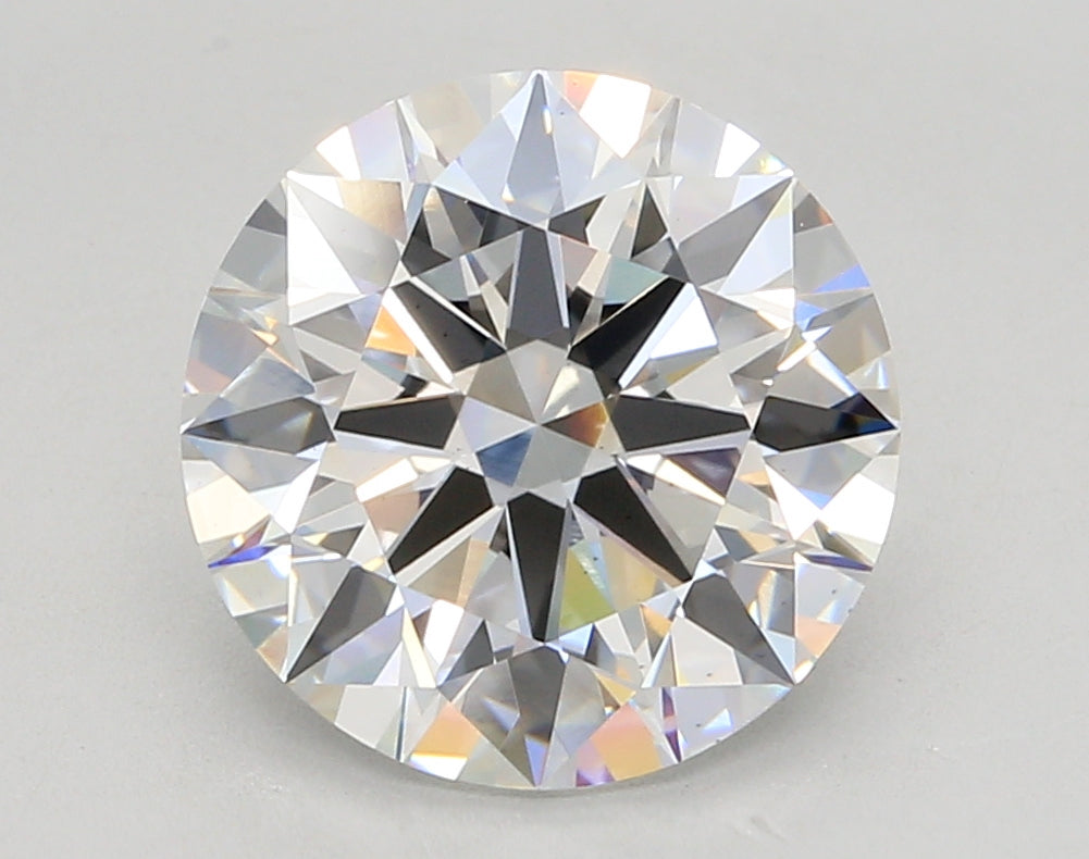 5.05 Carat Round Shaped, Ideal Cut, E Color, VS2 Clarity, IGI Certified Lab Grown Diamond
