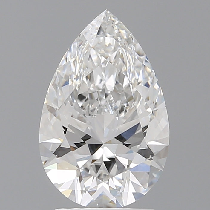 2.56 Carat Pear Shaped, Ideal Cut, E Color, VVS2 Clarity, IGI Certified Lab Grown Diamond