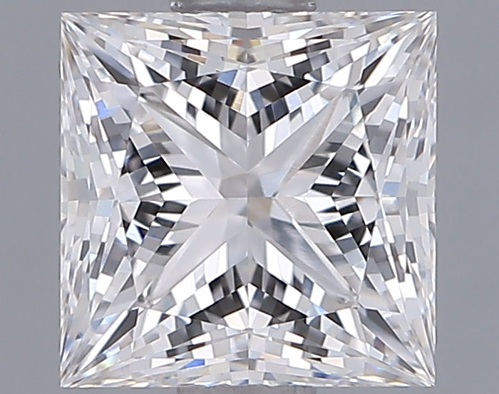1.34 Carat Princess Shaped, Ideal Cut, E Color, VVS1 Clarity, IGI Certified Lab Grown Diamond