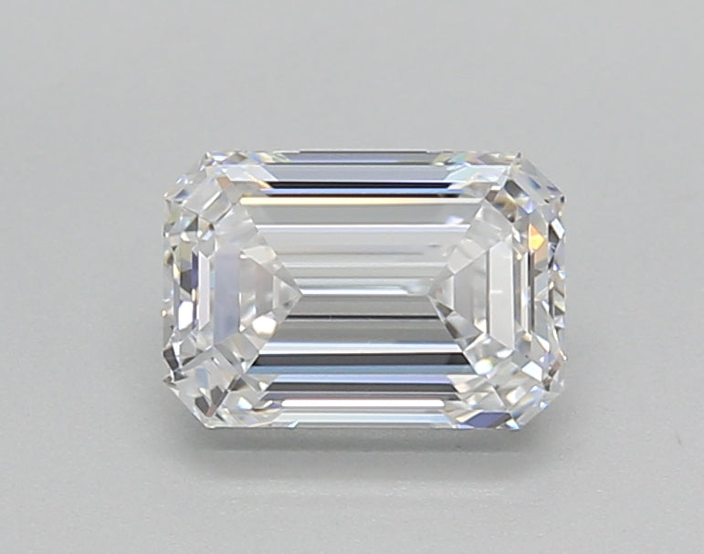 1.02 Carat Emerald Shaped, Very Good Cut, D Color, VVS2 Clarity, IGI Certified Lab Grown Diamond