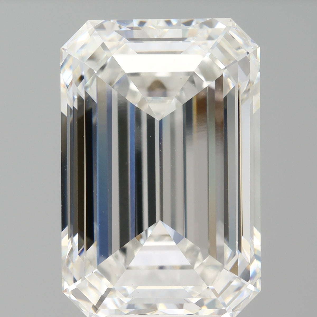 8.58 Carat Emerald Shaped, Ideal Cut, F Color, VVS2 Clarity, IGI Certified Lab Grown Diamond
