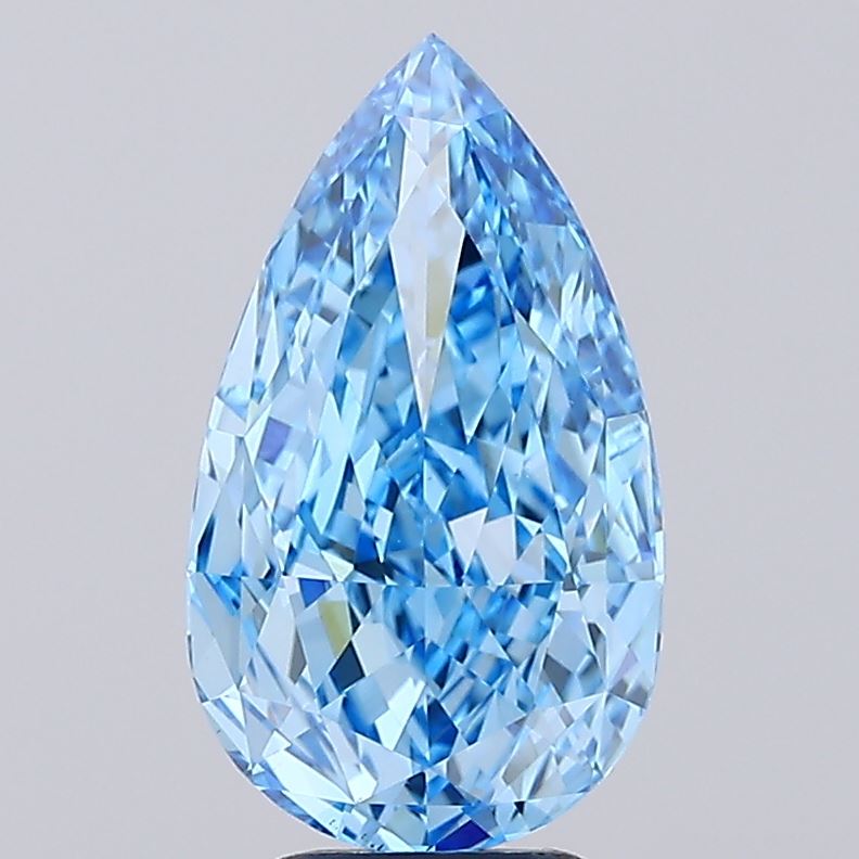 4.55 Carat Pear Shaped, Ideal Cut, VS1 Clarity, IGI Certified Lab Grown Diamond