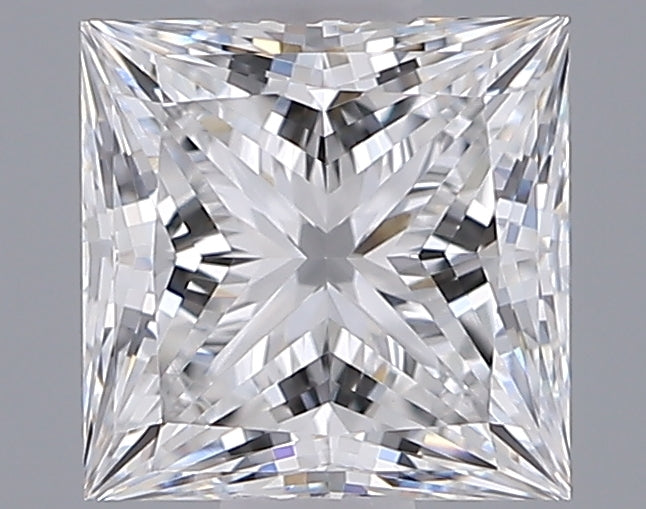 1.01 Carat Princess Shaped, Ideal Cut, E Color, VVS1 Clarity, IGI Certified Lab Grown Diamond