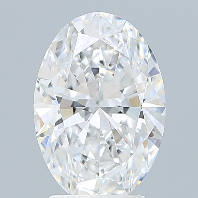 3.01 Carat Oval Shaped, Ideal Cut, D Color, VVS2 Clarity, IGI Certified Lab Grown Diamond