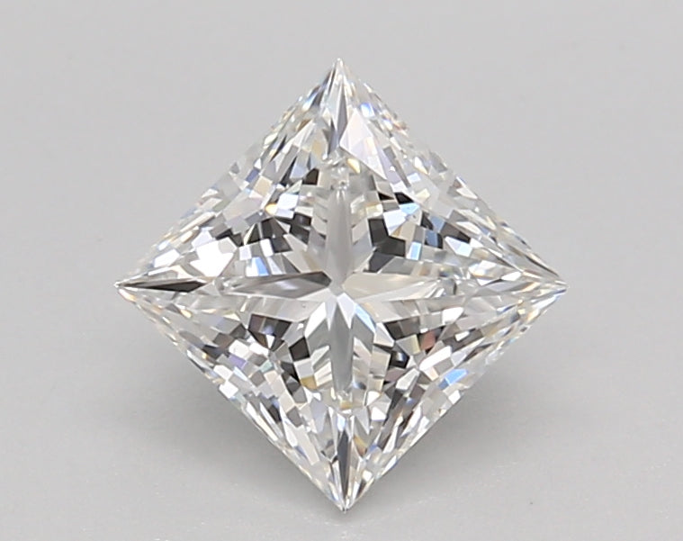 1.01 Carat Princess Shaped, Ideal Cut, E Color, VS1 Clarity, IGI Certified Lab Grown Diamond