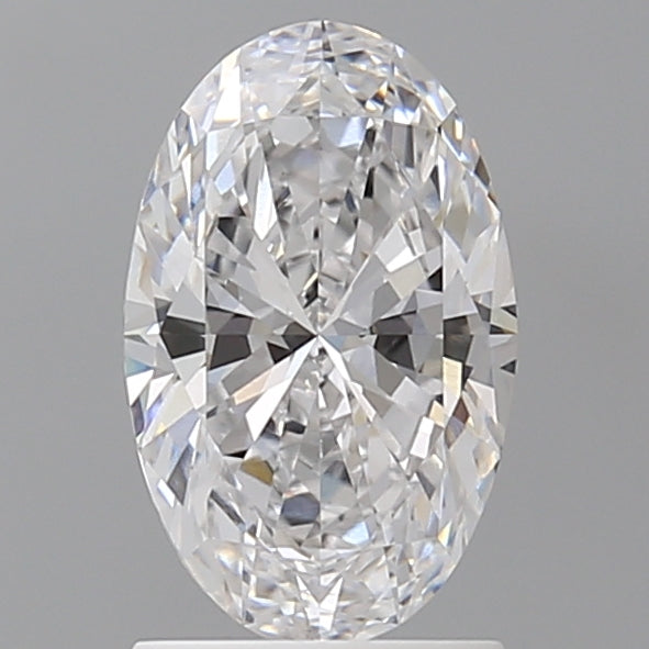1.55 Carat Oval Shaped, Ideal Cut, D Color, VVS2 Clarity, IGI Certified Lab Grown Diamond