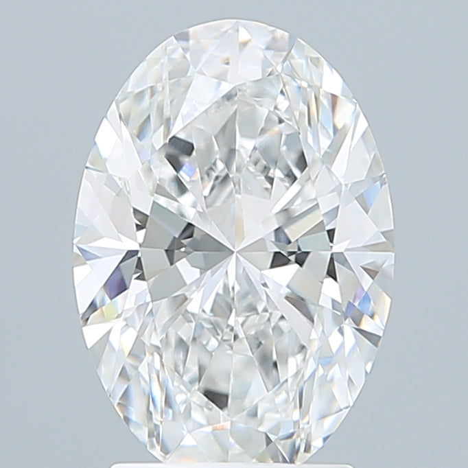 2.59 Carat Oval Shaped, Ideal Cut, E Color, VVS2 Clarity, IGI Certified Lab Grown Diamond