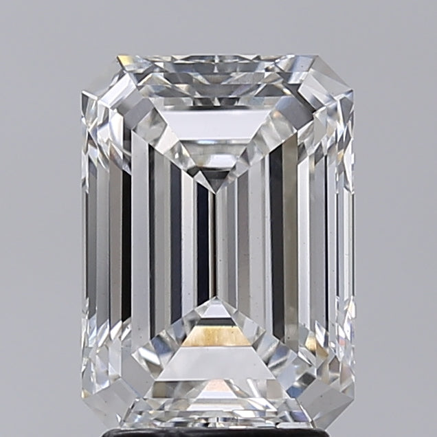 3.01 Carat Emerald Shaped, Very Good Cut, F Color, VS1 Clarity, IGI Certified Lab Grown Diamond
