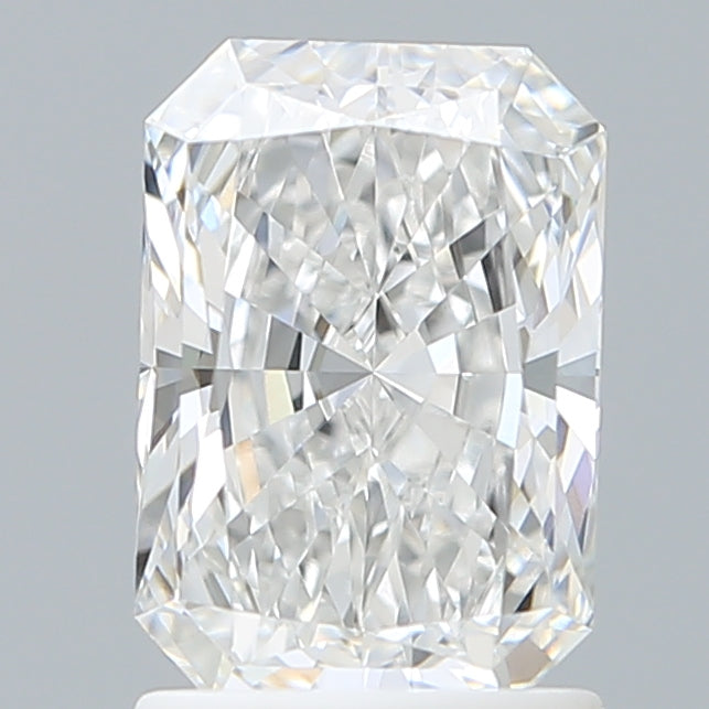 1.59 Carat Radiant Shaped, Ideal Cut, D Color, VVS1 Clarity, IGI Certified Lab Grown Diamond