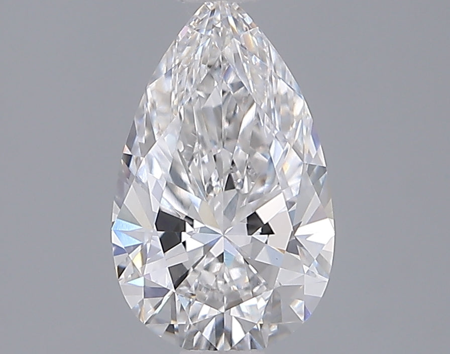 1.54 Carat Pear Shaped, Ideal Cut, D Color, VVS2 Clarity, IGI Certified Lab Grown Diamond