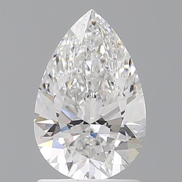 1.50 Carat Pear Shaped, Ideal Cut, E Color, VVS2 Clarity, IGI Certified Lab Grown Diamond