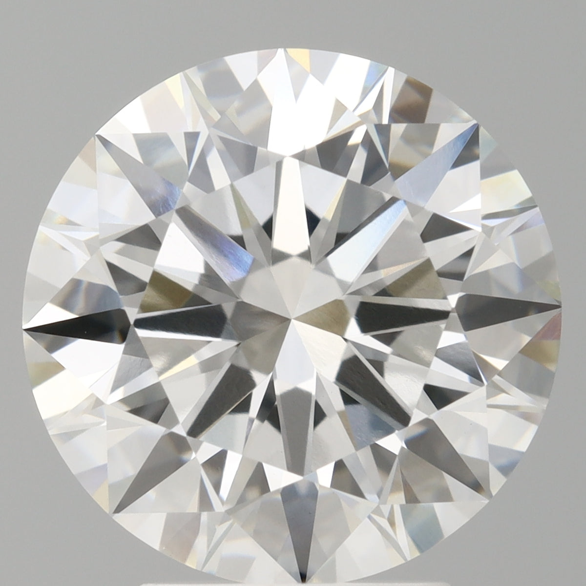 4.05 Carat Round Shaped, Ideal Cut, E Color, VVS2 Clarity, IGI Certified Lab Grown Diamond