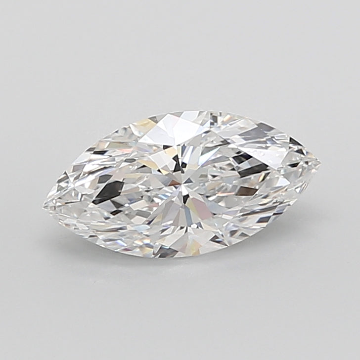 3.07 Carat Marquise Shaped, Ideal Cut, E Color, VVS2 Clarity, IGI Certified Lab Grown Diamond