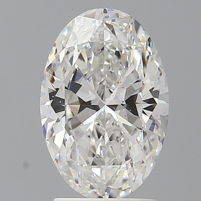 2.50 Carat Oval Shaped, Ideal Cut, E Color, VS2 Clarity, IGI Certified Lab Grown Diamond