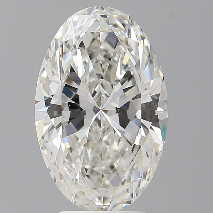 4.59 Carat Oval Shaped, Ideal Cut, F Color, VVS2 Clarity, IGI Certified Lab Grown Diamond