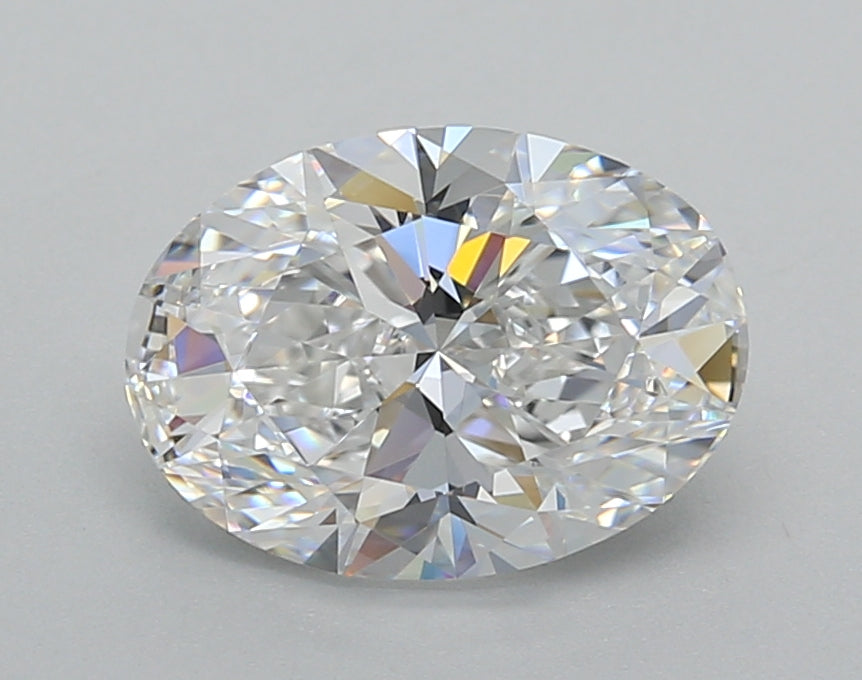 2.01 Carat Oval Shaped, Excellent Cut, D Color, VVS1 Clarity, IGI Certified Lab Grown Diamond